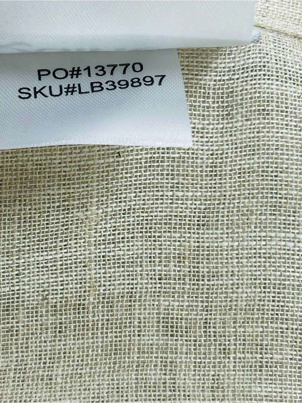 NWOT QUINCE Set Of 2 48x96 European Linen Sheer Curtains Flax 8379